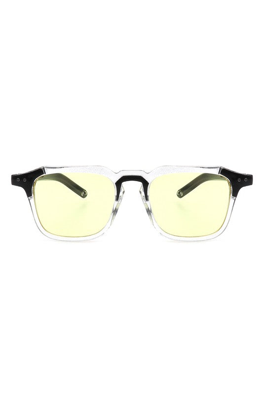Retro Vintage Square Aviator Fashion Sunglasses