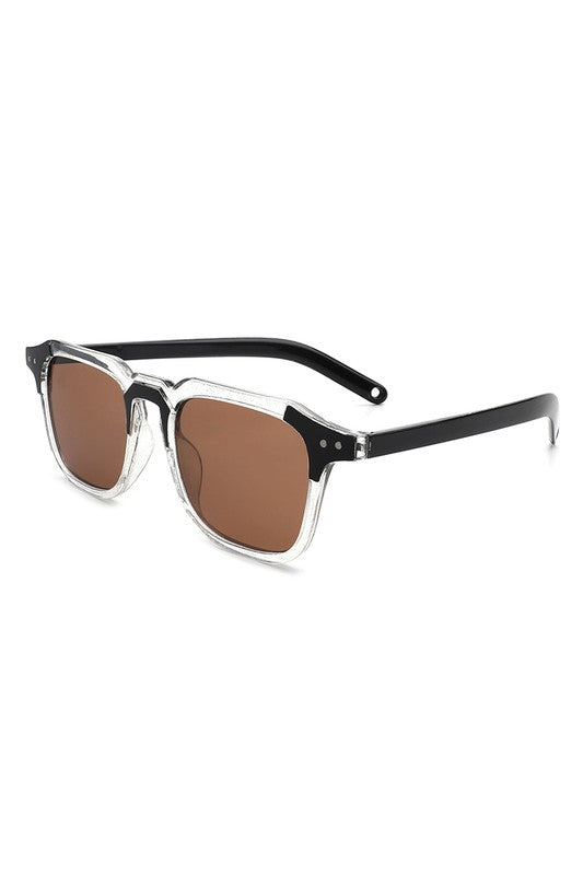 Retro Vintage Square Aviator Fashion Sunglasses