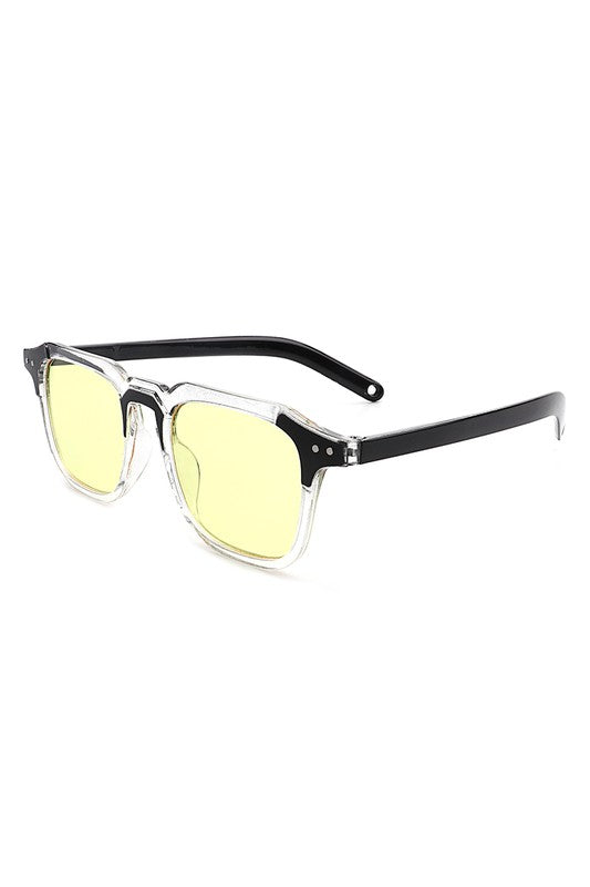 Retro Vintage Square Aviator Fashion Sunglasses