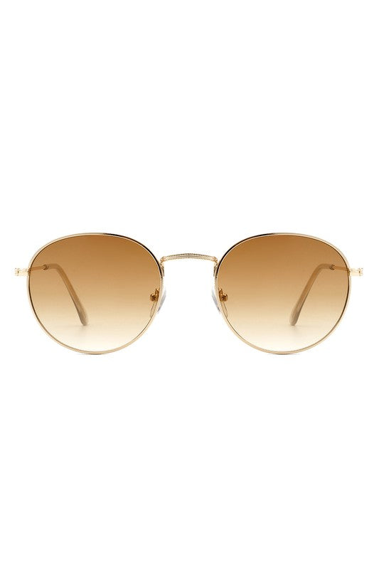 Classic Circle Round Tinted Fashion Sunglasses