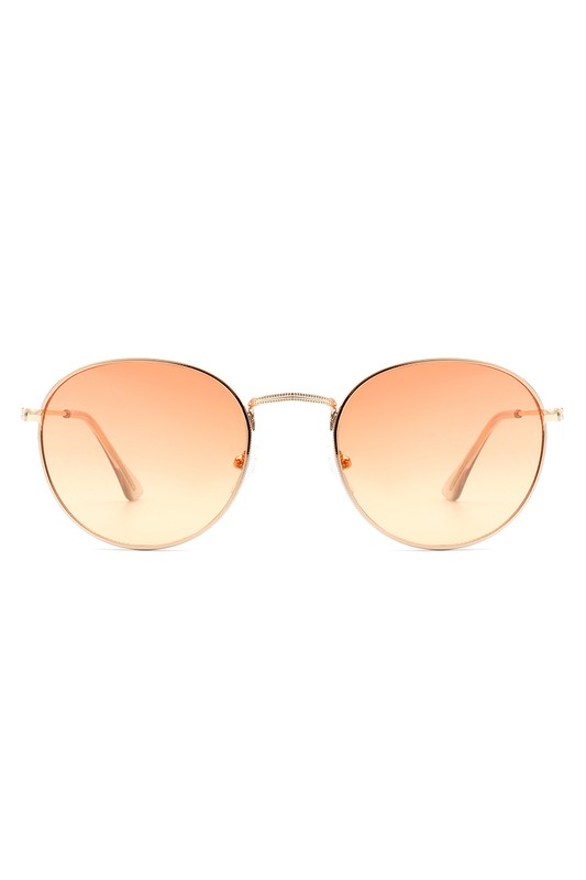 Classic Circle Round Tinted Fashion Sunglasses