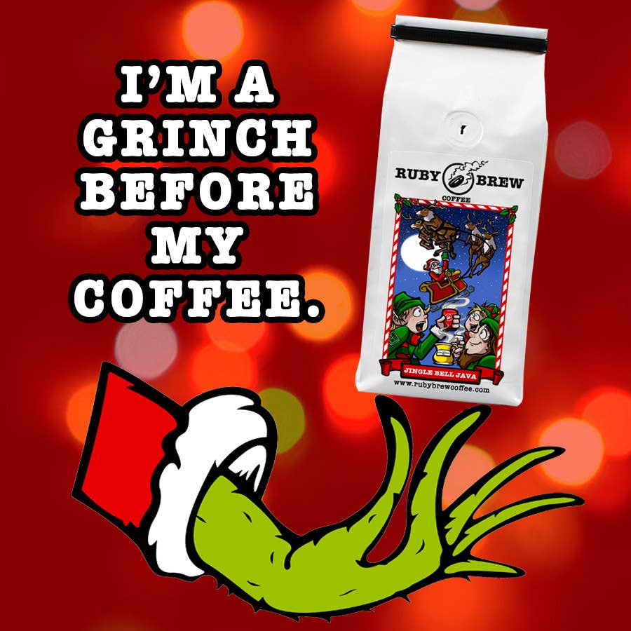 Jingle Bell Java Coffee Blend: Ground / 8 oz