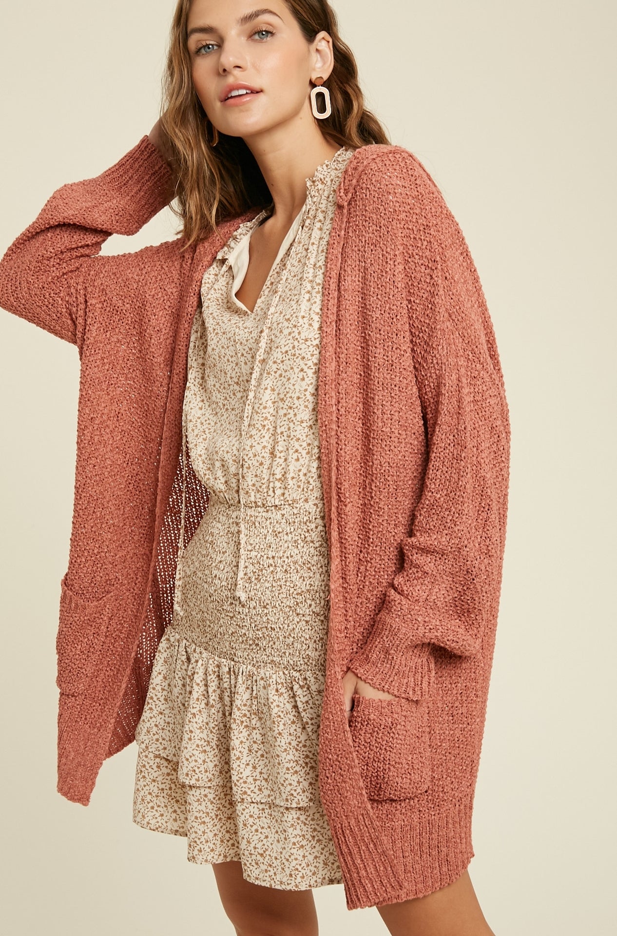 Casual Hoodie Sweater Cardigan