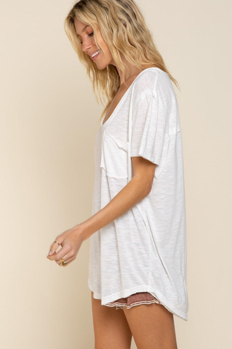 Off White Knit Top