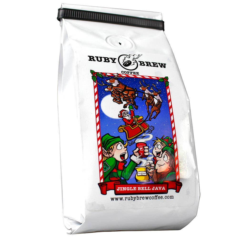 Jingle Bell Java Coffee Blend: Ground / 8 oz