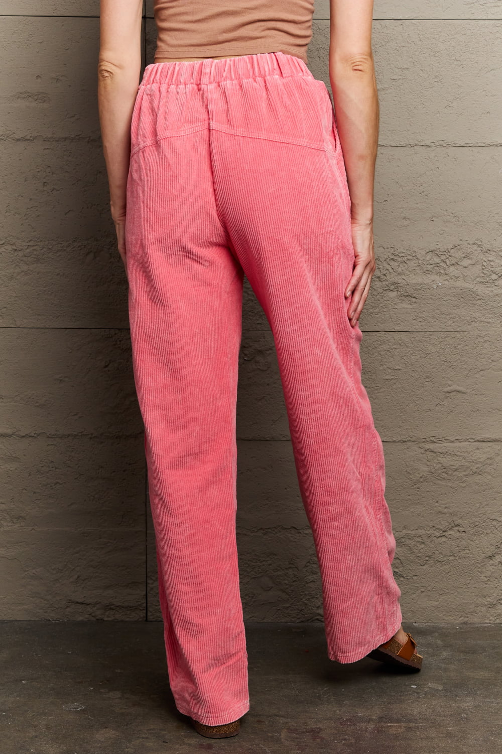 POL Leap Of Faith Corduroy Straight Fit Pants