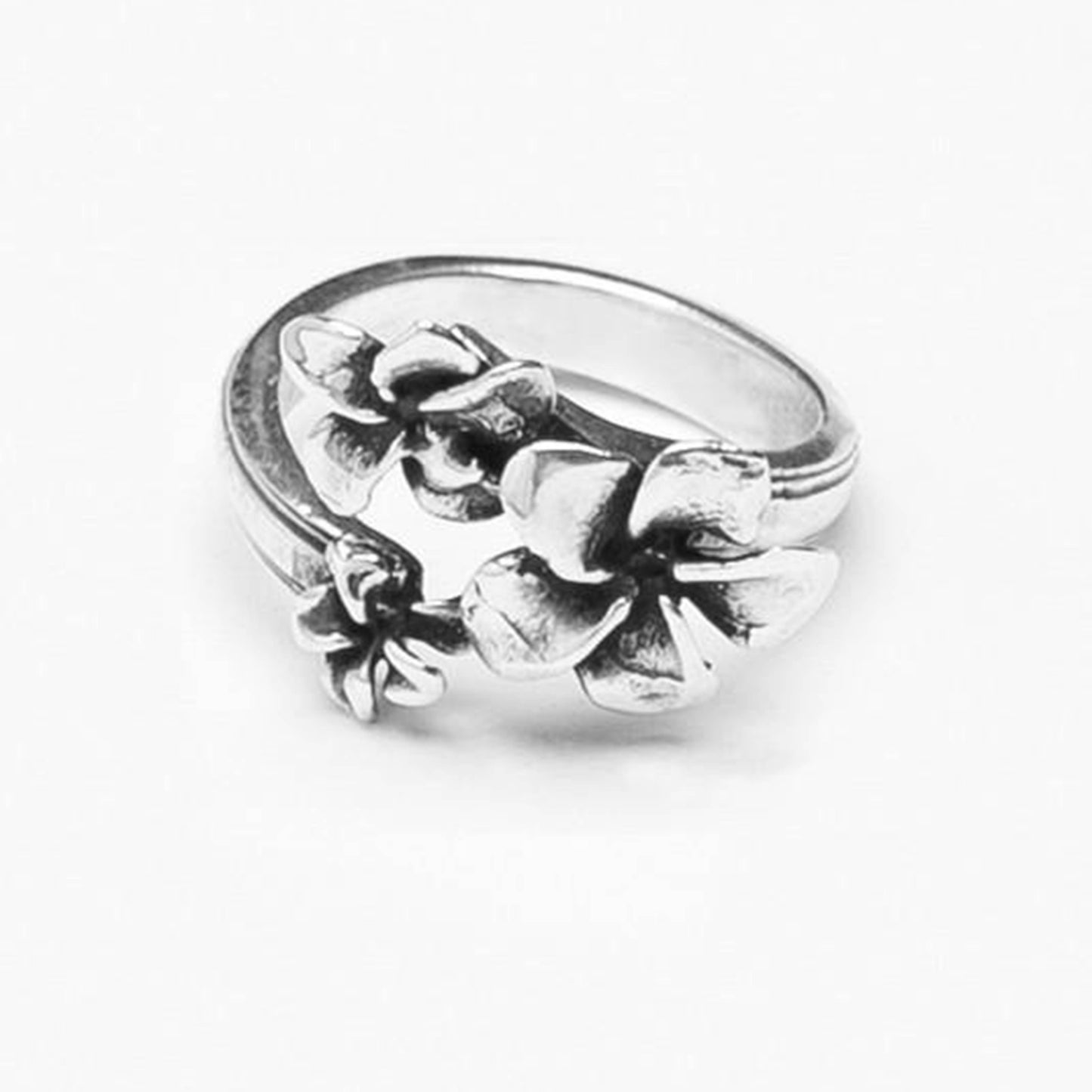 Plumeria Adjustable Ring