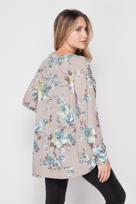 Ivory Taupe Top