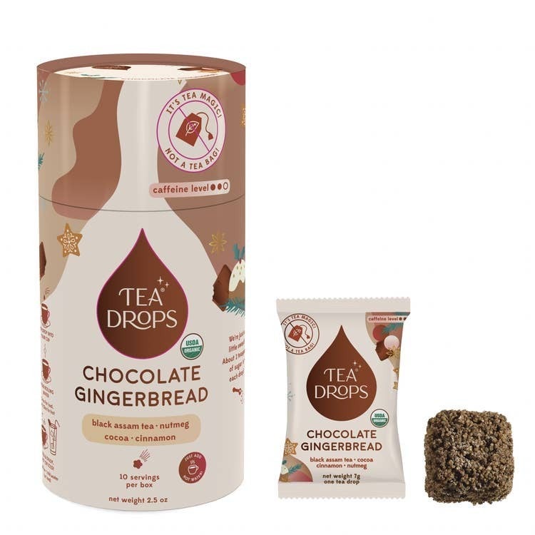Chocolate Gingerbread Tea Drops