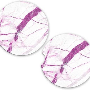Purple Marble Car Coaster