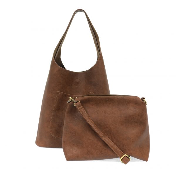 Molly Slouchy Hobo Handbag in Hickory
