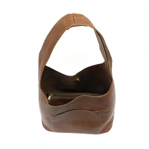Molly Slouchy Hobo Handbag in Hickory