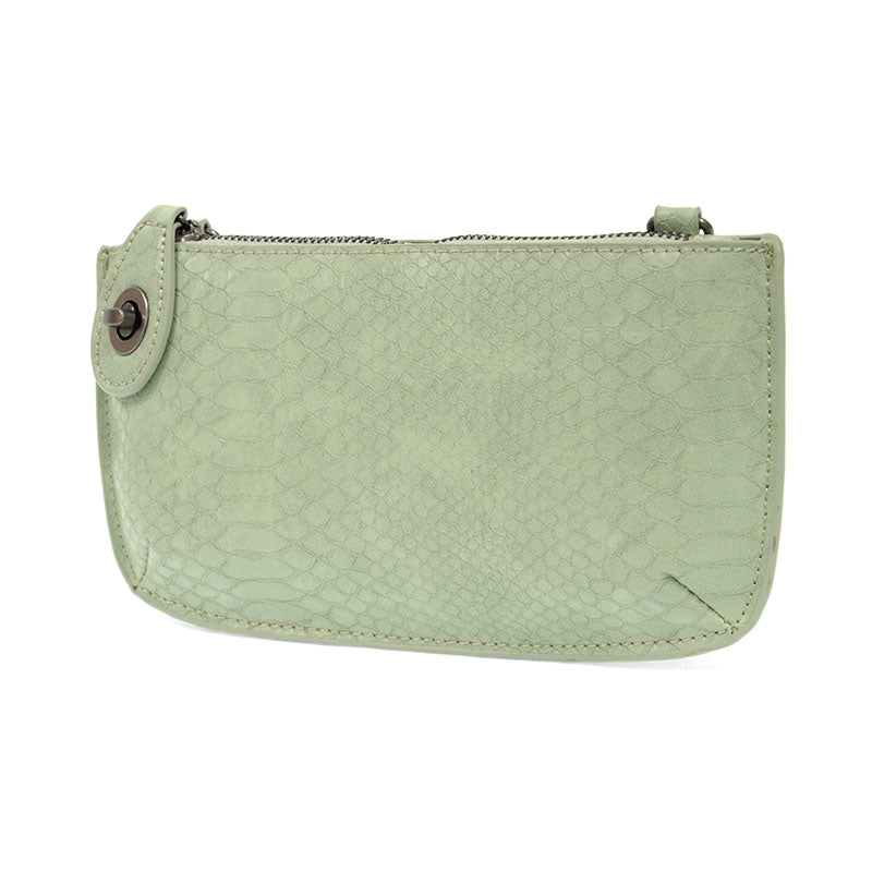 Seafoam Green Mini Crossbody Wristlet