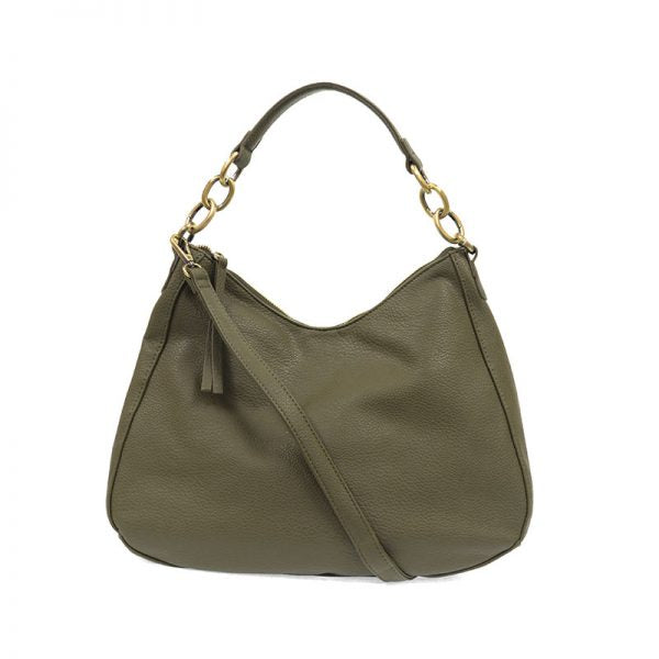 Shanae Chain Handle Convertible Bag in Olive