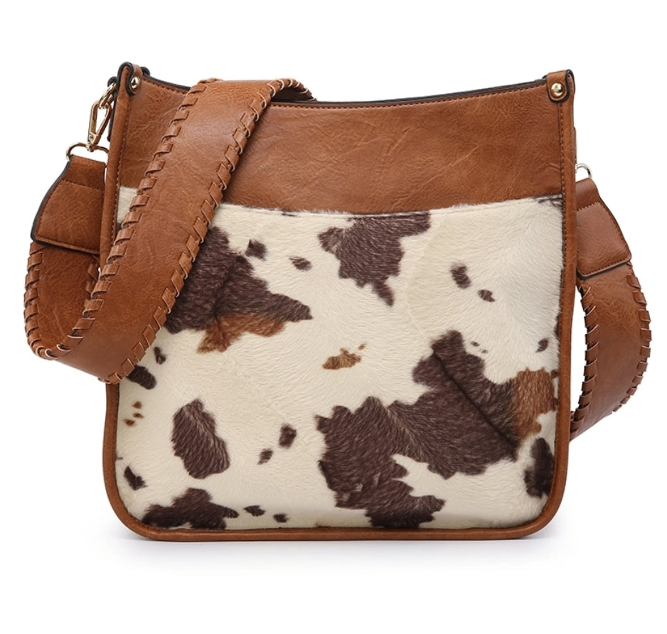 Chloe Brown Cow Purse
