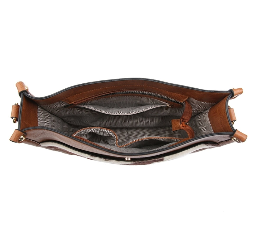 Chloe Brown Cow Purse