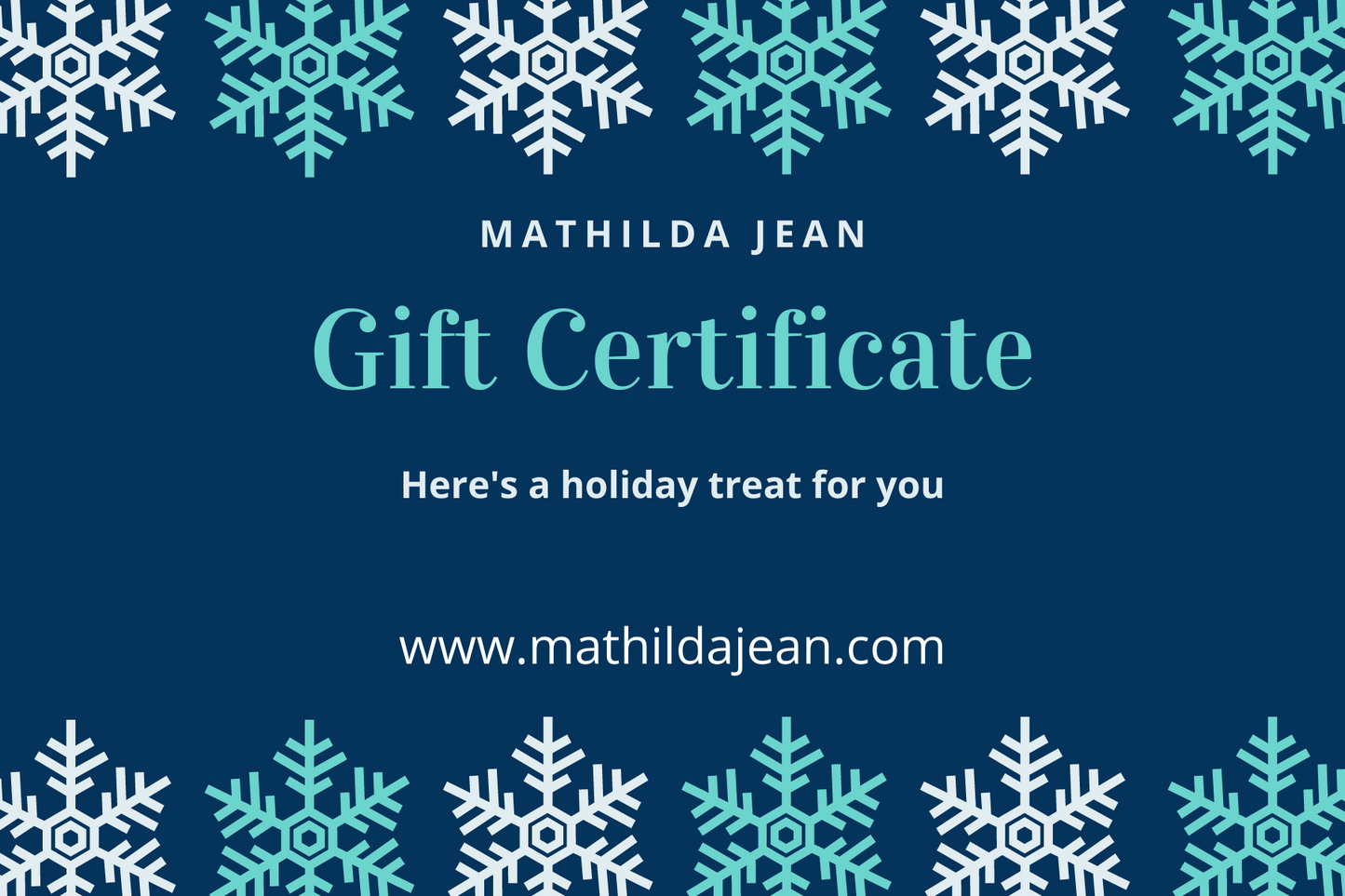 Winter Gift Card
