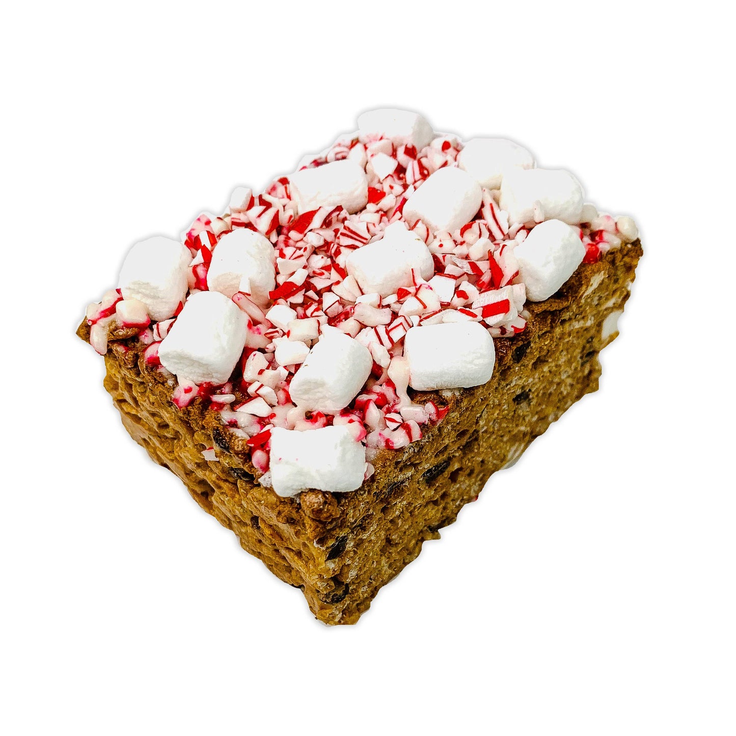 Hot Cocoa Peppermint Rice Krispie Treat