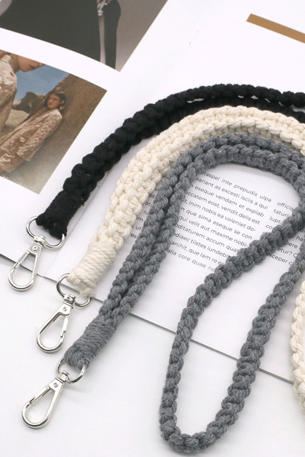 Hand-Woven Lanyard Keychain