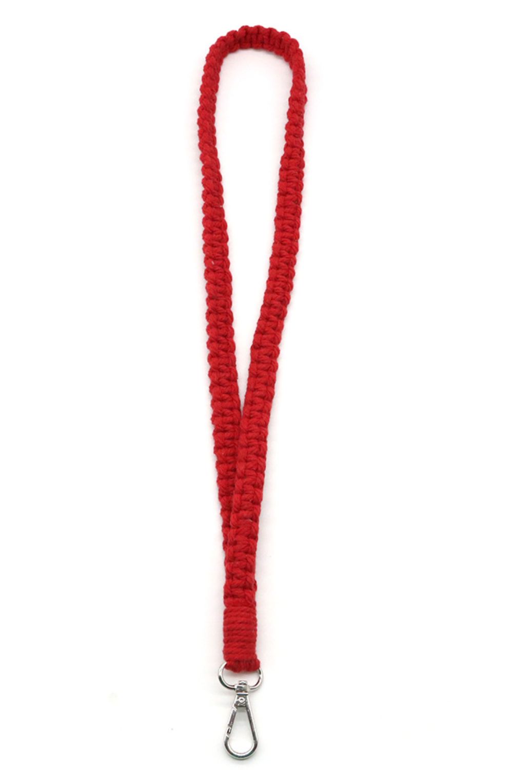 Hand-Woven Lanyard Keychain