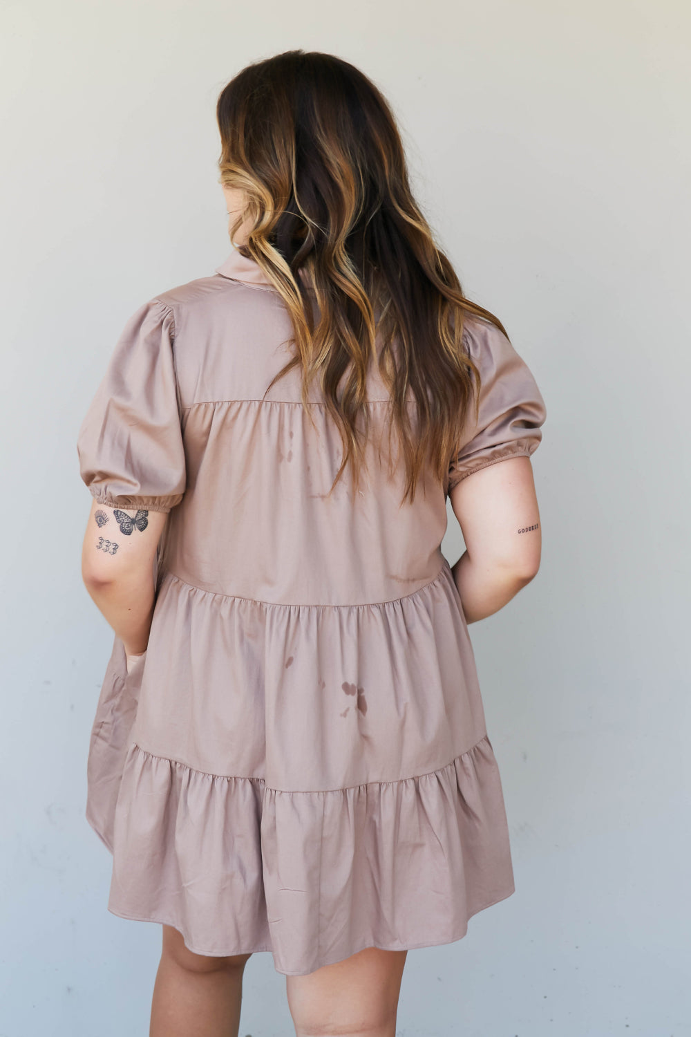 Zenana Venice Vibes Full Size Tiered Shirt