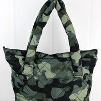 Camo Puffer Tote