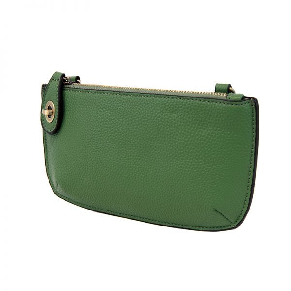 Kelly Green Mini Crossbody Wristlet Clutch