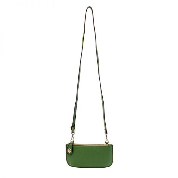 Kelly Green Mini Crossbody Wristlet Clutch