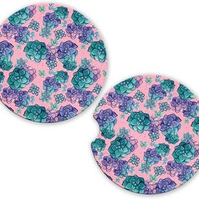 Succulent Car Coaster