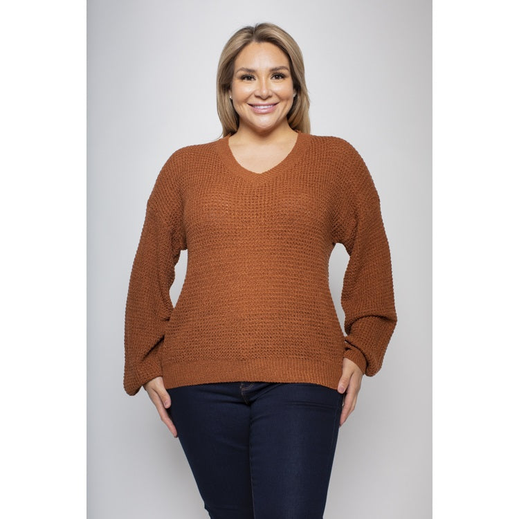 Black V-Neck Sweater