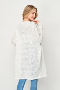 HoneyMe Off White Cardigan