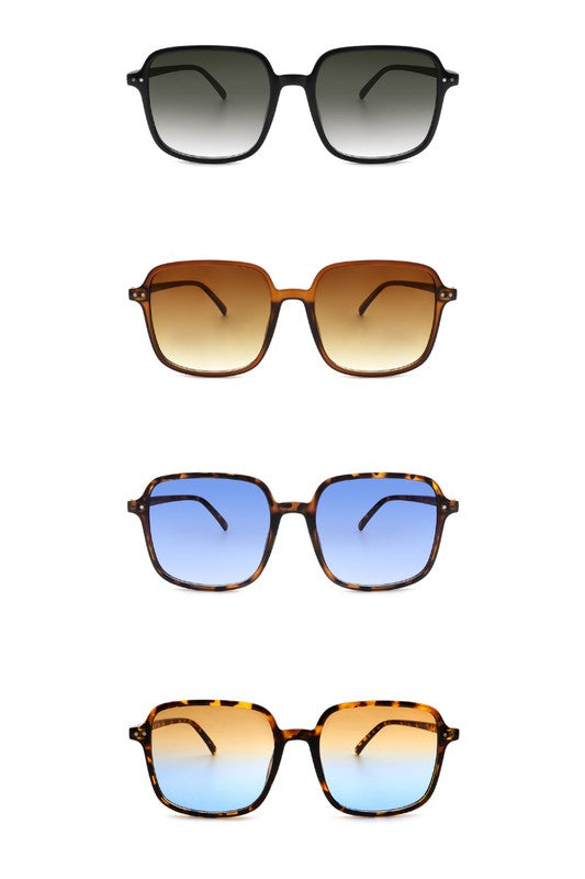 Square Retro Oversize Fashion Sunglasses