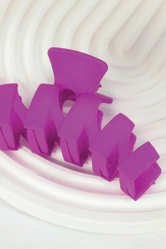 ZIGZAG Patterned Hair Claw
