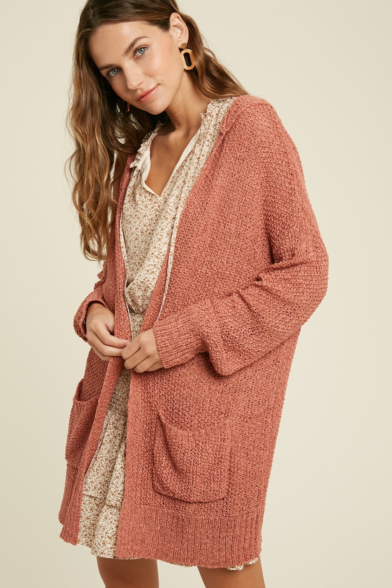 Casual Hoodie Sweater Cardigan