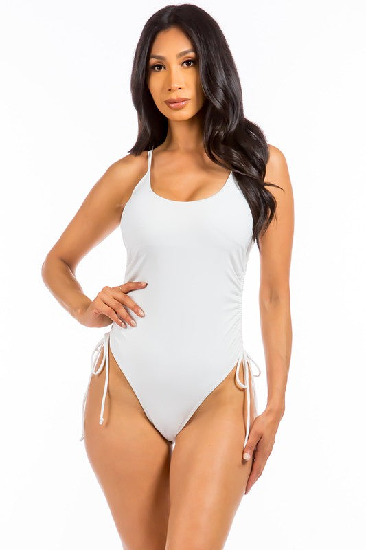 SEXY SOLID COLOR ONE PIECE