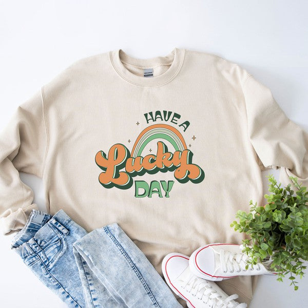 Have A Lucky Day Graphic Sweatshirt