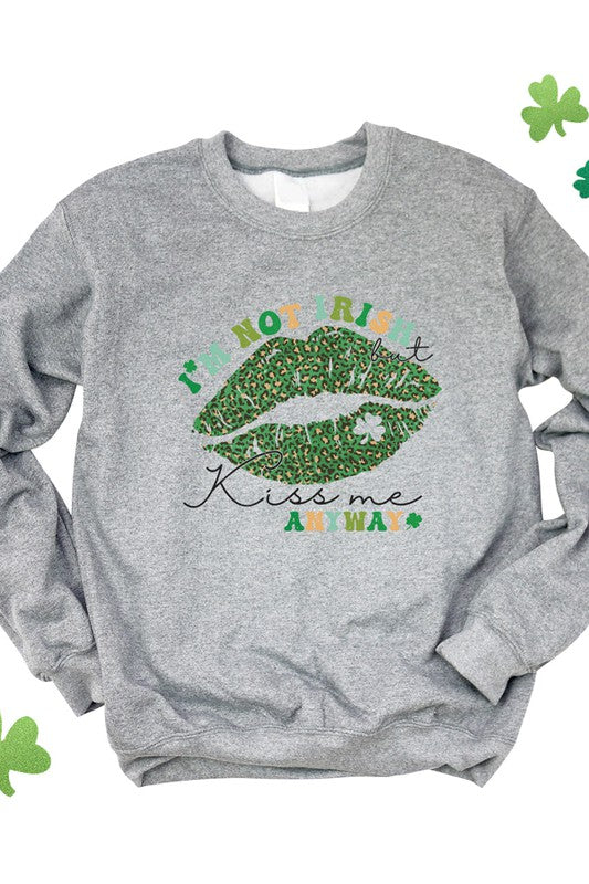 Kiss Me Anyway Graphic Sweatshirt