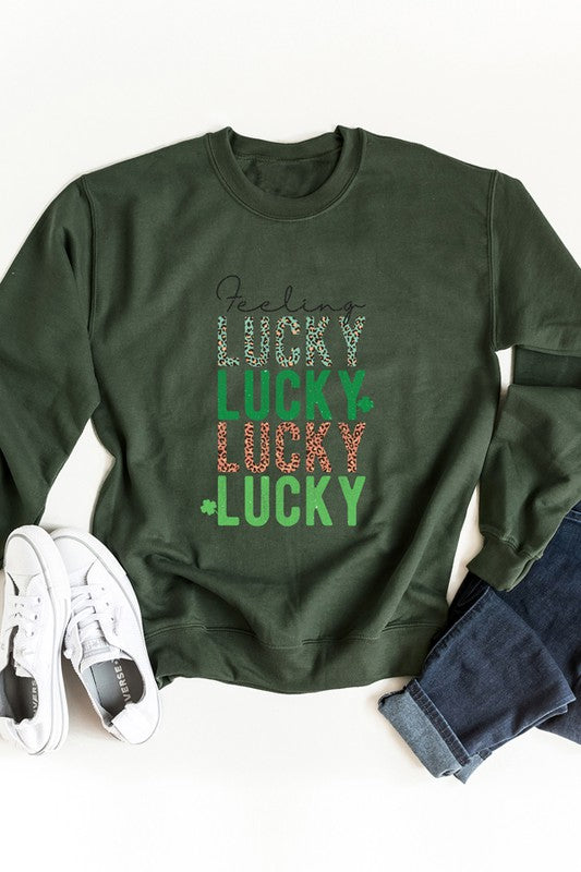 Feeling Lucky x 4 Graphic Sweatshirt