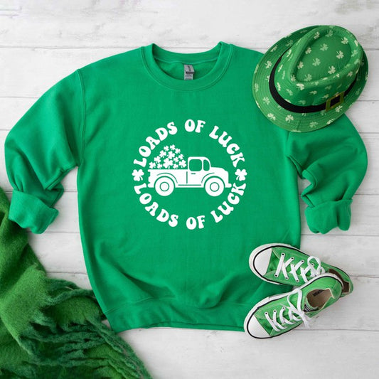 Loads of Luck Truck Graphic Sweatshirt