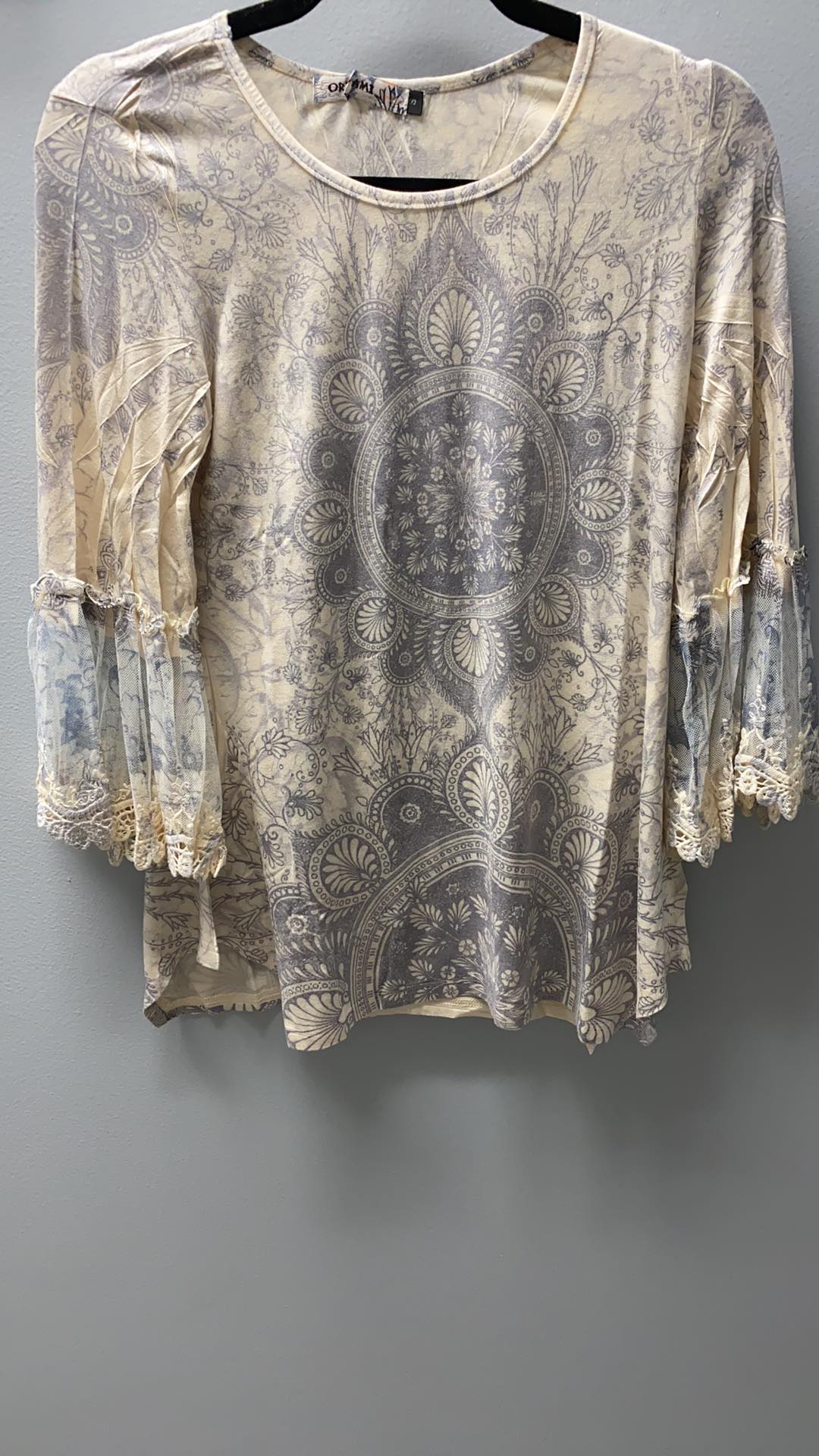 Tunic with Lace Trim
