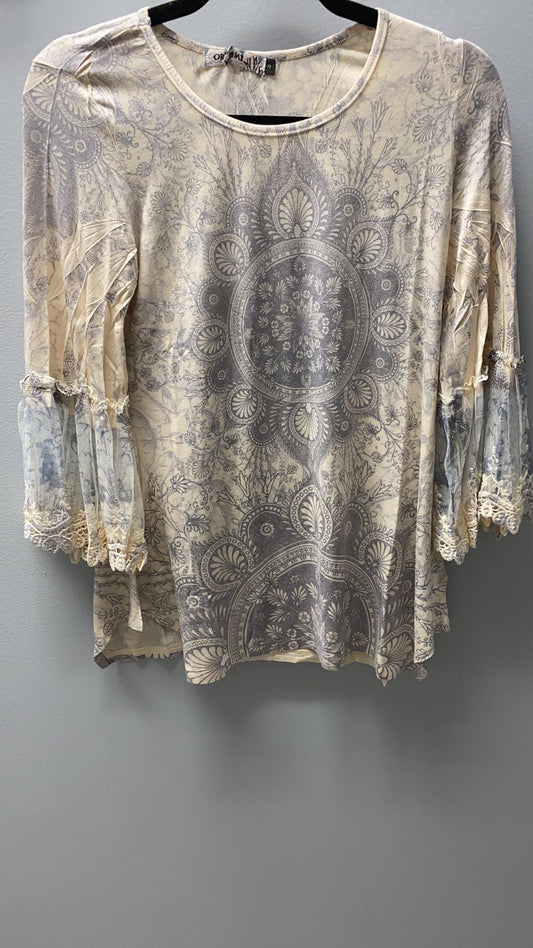 Tunic with Lace Trim