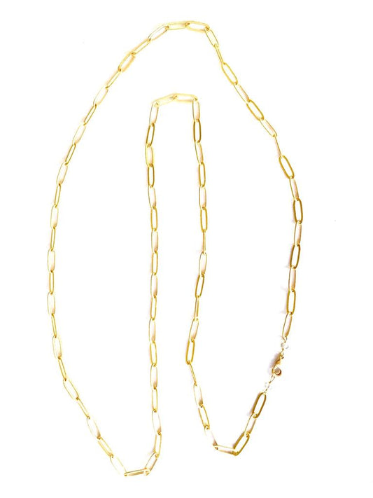 20 Inch Flat Link Necklace