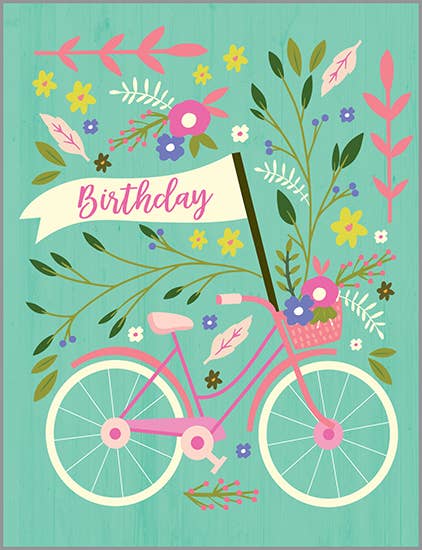 Birthday Card - Bicycle