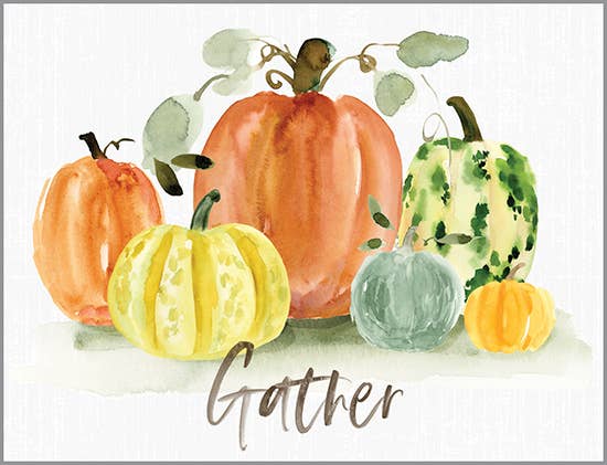 Thanksgiving Card - Gather Pumpkins