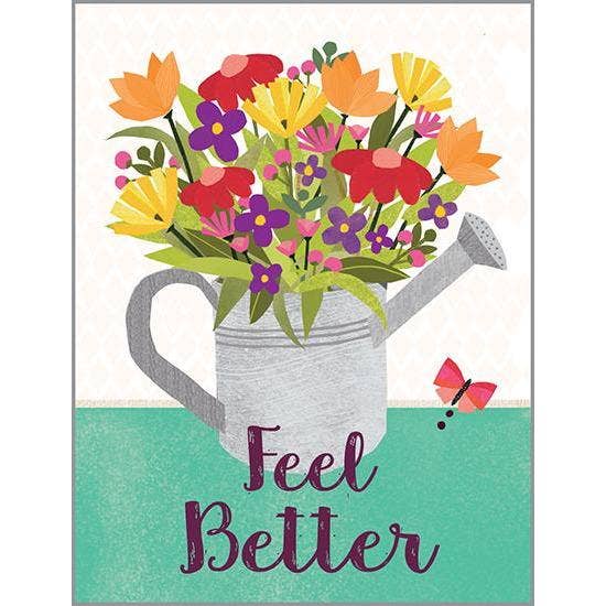 Get Well Card - Watering Can