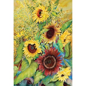 Garden Sunflowers Flag