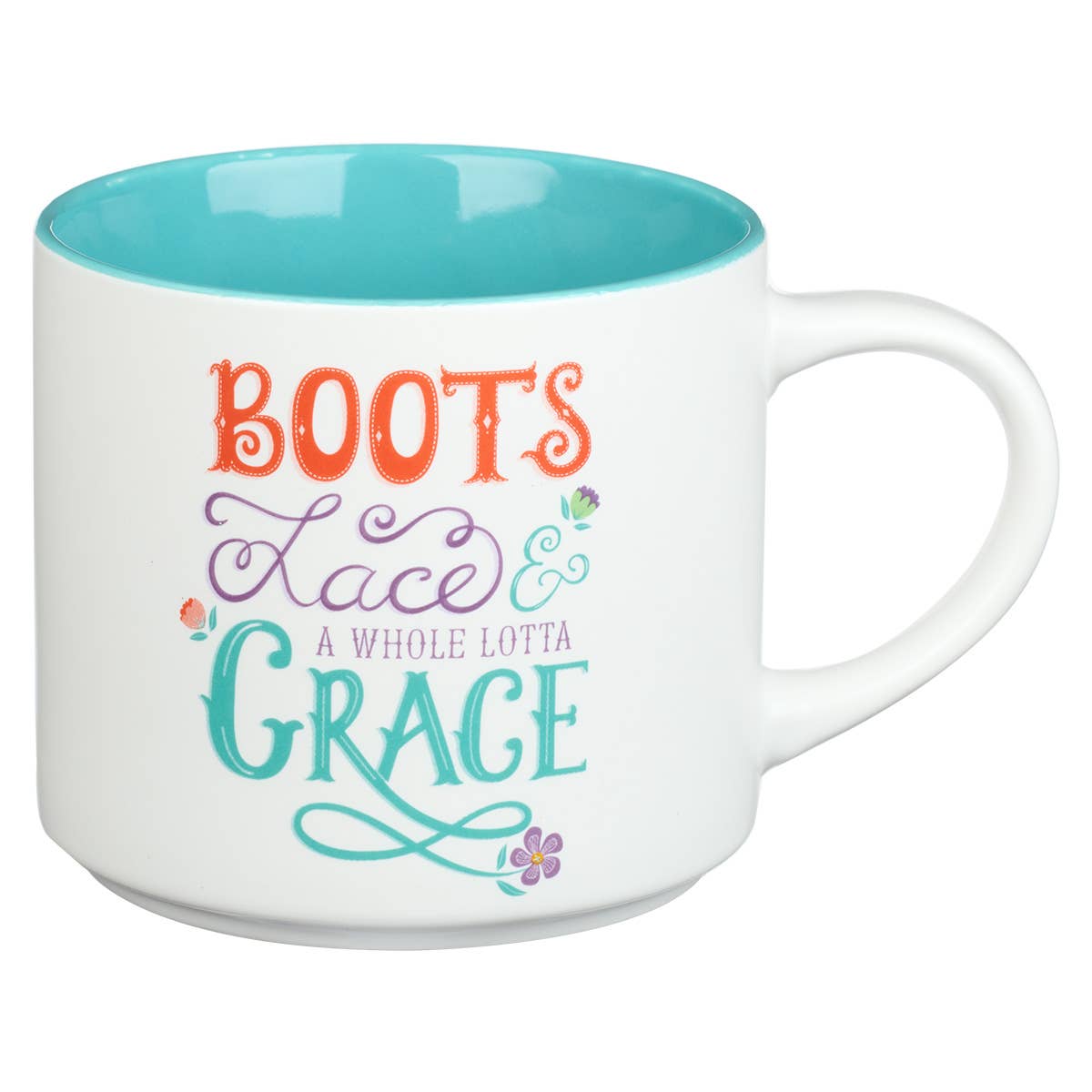 Boots Lace and Grace Ceramic Coffee Mug