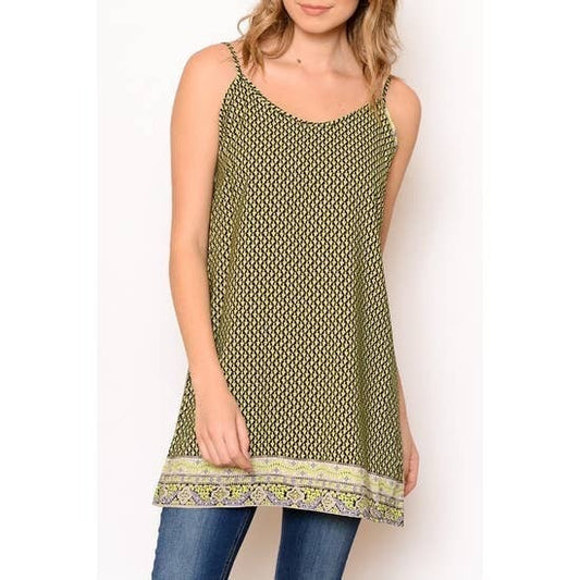 Boho Theme Strappy Tank