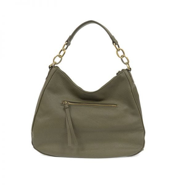 Shanae Chain Handle Convertible Bag in Olive