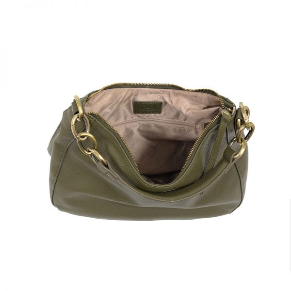Shanae Chain Handle Convertible Bag in Olive